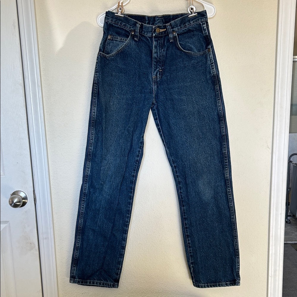 Wrangler Dark Blue Straight Jeans
